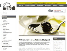 Tablet Screenshot of lafattoria-stuttgart.de